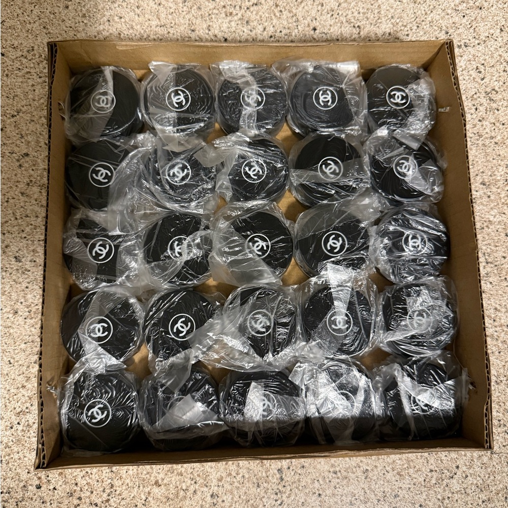 ( 5 for $50 Bundle)CHANEL Black Cosmetic Jars